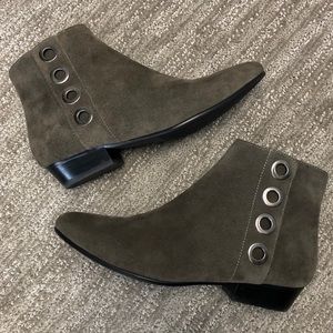 Grey Suede Van Eli Boot / Booties